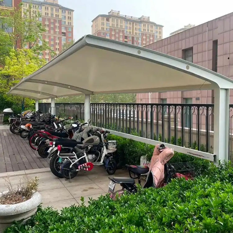 大名县膜结构电动车棚